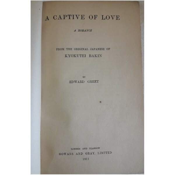 A CAPTIVE OF LOVE-A ROMANCE( 1911) | Immagine Gallery 2