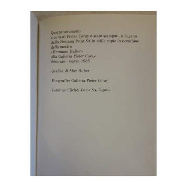 HERMANN HALLER(1985)