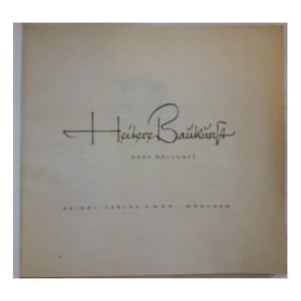 HEITERE BAUKUNST(1951)