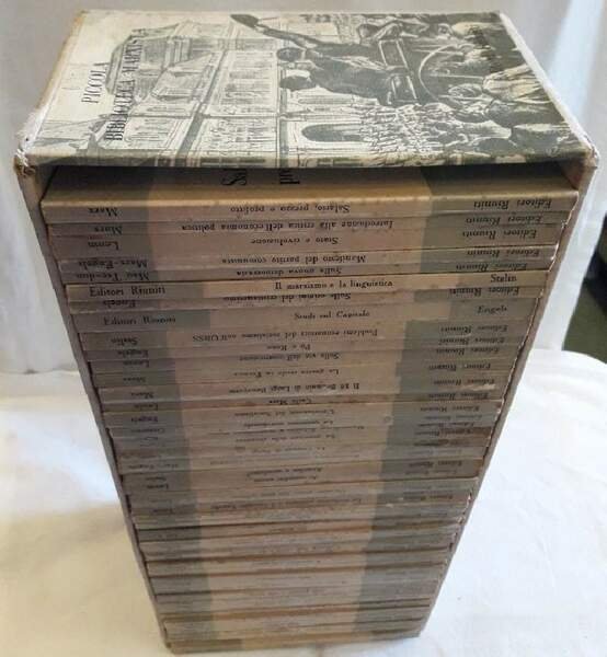 PICCOLA BIBLIOTECA MARXISTA-50 VOLL IN COFANETTO(1949/1958)