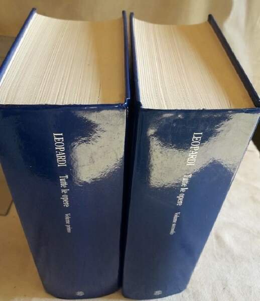 LEOPARDI-TUTTE LE OPERE-2 VOLL. (1993)