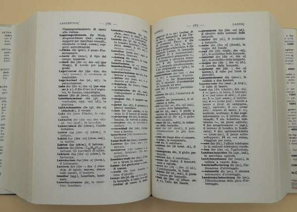 DIZIONARI TECNICO ITALIANO TEDESCO/TECHNISCHES WORTERBUCH DEUTSCH-ITALIENISCH-2 VOLL.(1981)