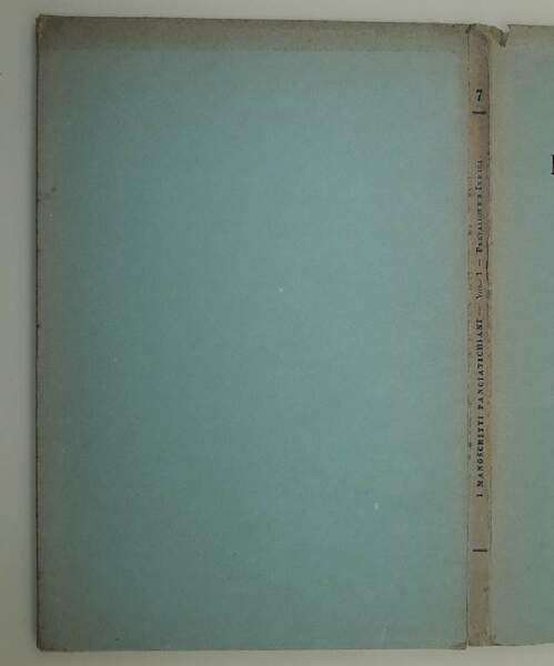 I MANOSCRITTI PANCIATICHIANI- VII - VOL I PREFAZIONE E INDICI( …