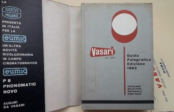 GUIDA FOTOGRAFICA VASARI-CATALOGO SELETTIVO MATERIALE CINE-FOTO-II SEMESTRE(1963)