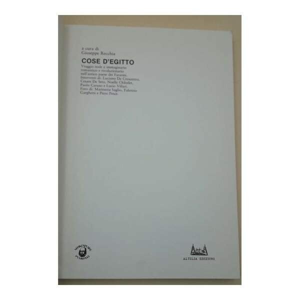 COSE D'EGITTO(1987)