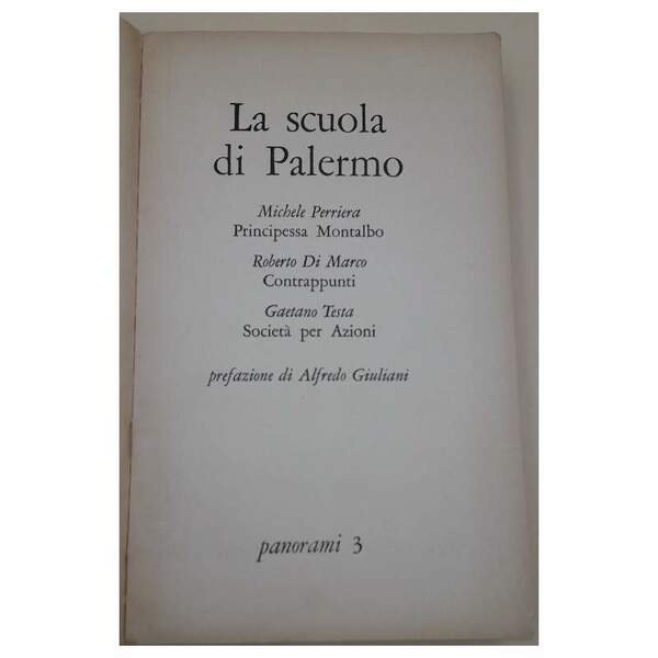 LA SCUOLA DI PALERMO( 1963)