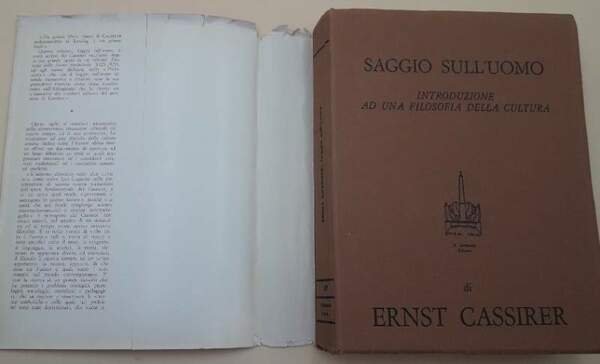 SAGGIO SULL'UOMO-INTRODUZIONE AD UNA FILOSOFIA DELLA CULTURA(1968)