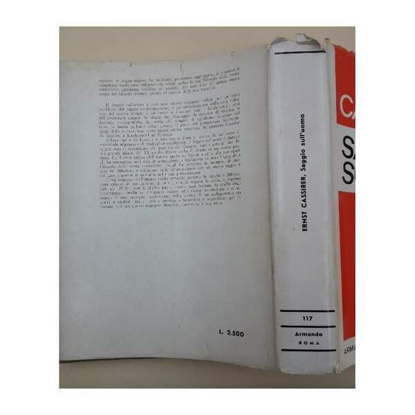 SAGGIO SULL'UOMO-INTRODUZIONE AD UNA FILOSOFIA DELLA CULTURA(1968)