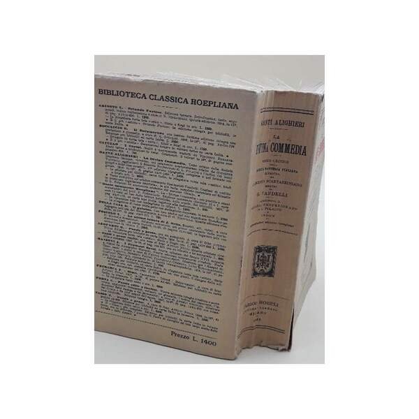 DANTE ALIGHIERI-LA DIVINA COMMEDIA-TESTO CRITICO DELLA SOCIETA' DANTESCA ITALIANA(1958)