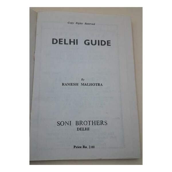 DELHI GUIDE( 1968)