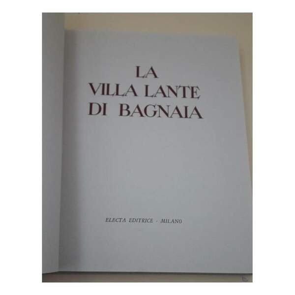 LA VILLA LANTE DI BAGNAIA(1961)