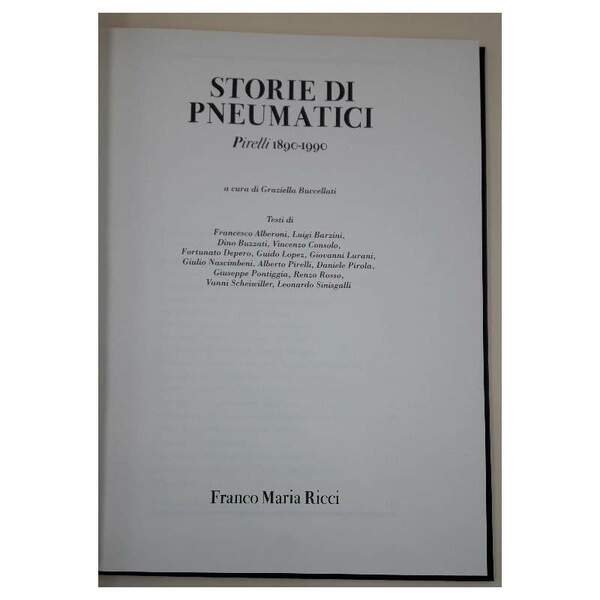 STORIE DI PNEUMATICI-PIRELLI 1890-1990(1990)