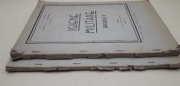 IGIENE MILITARE-2 VOLL- (1951) EDIZIONE FUORI COMMERCIO