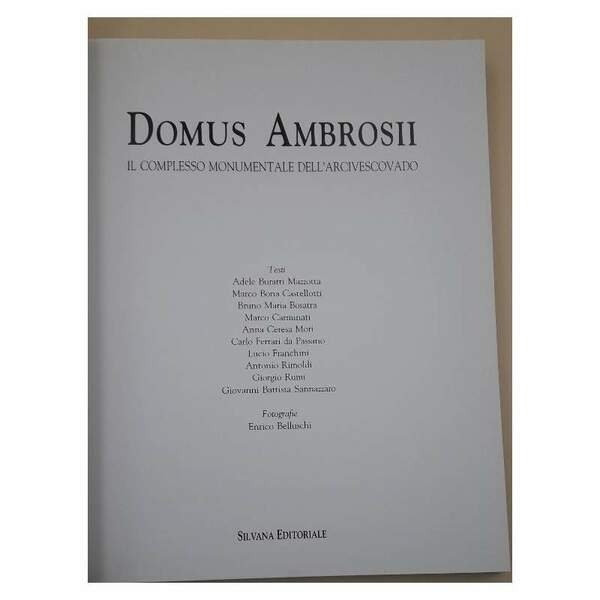 DOMUS AMBROSII-IL COMPLESSO MONUMENTALE DELL'ARCIVESCOVADO( 1994)