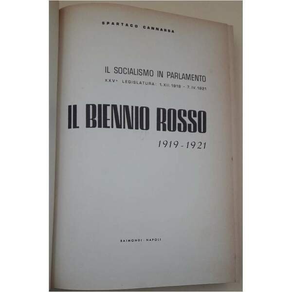 IL BIENNIO ROSSO 1919-1921( 1958)