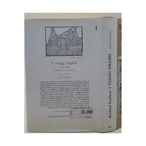 I VIAGGI INGLESI 1494-1600-SECONDO VOLUME( 1971)