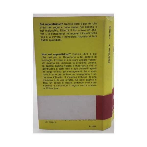 IL TOCCAFERRO-VADEMECUM DEL PERFETTO SUPERSTIZIOSO(1966)