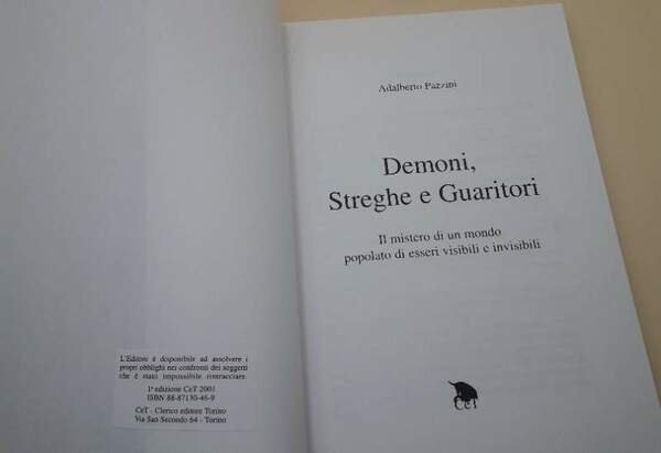 DEMONI, STREGHE E GUARITORI-IL MISTERO DI UN MONDO POPOLATO DI …
