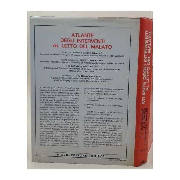 ATLANTE DEGLI INTERVENTI AL LETTO DEL MALATO( 1982)