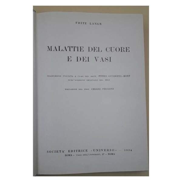 MALATTIE DEL CUORE E DEI VASI( 1954)