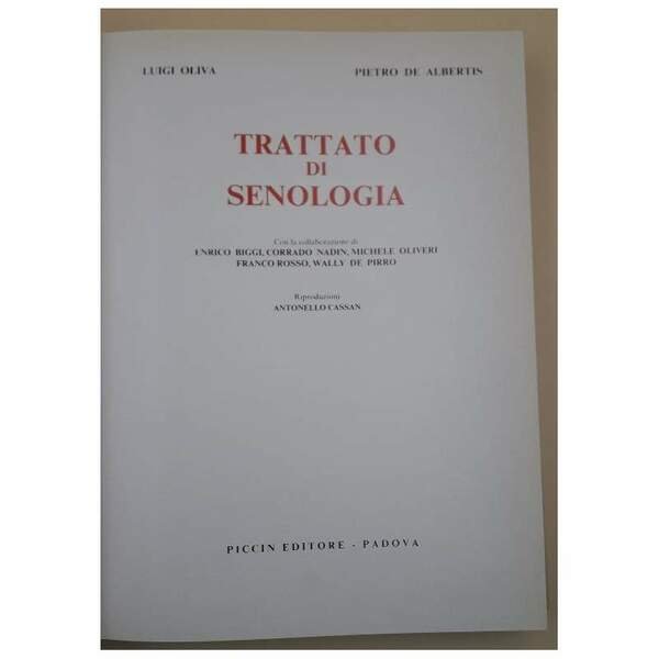 TRATTATO DI SENOLOGIA(1980)