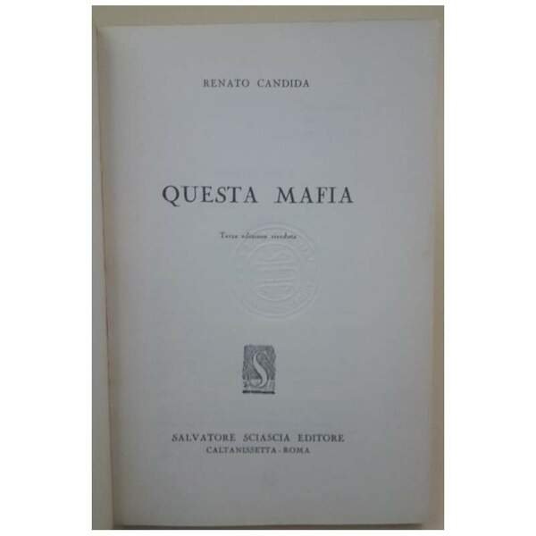 QUESTA MAFIA( 1964)
