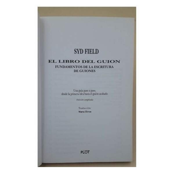 EL LIBRO DEL GUION-FUNDAMENTOS DE LA ESCRITURA DE GUIONES(1995)