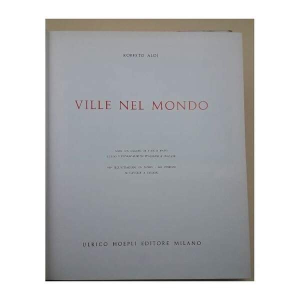 VILLE NEL MONDO-VILLAS IN THE WORLD(1961)