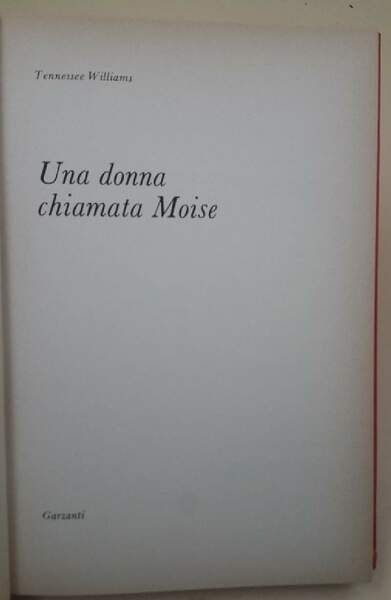UNA DONNA CHIAMATA MOISE(1976)