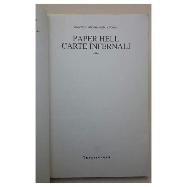 PAPERHELL CARTE INFERNALI(1991)