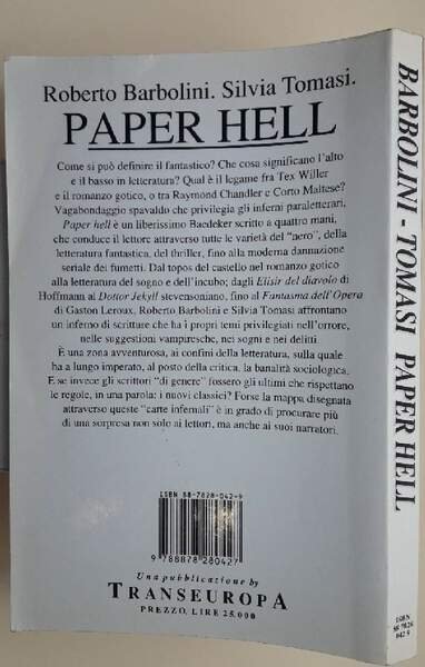 PAPERHELL CARTE INFERNALI(1991)