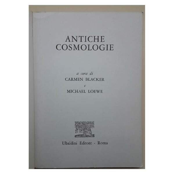 ANTICHE COSMOLOGIE(1978)