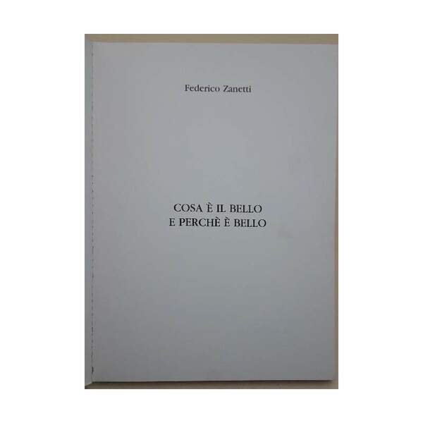 COSA E' IL BELLO E PERCHE' E' BELLO(1986)