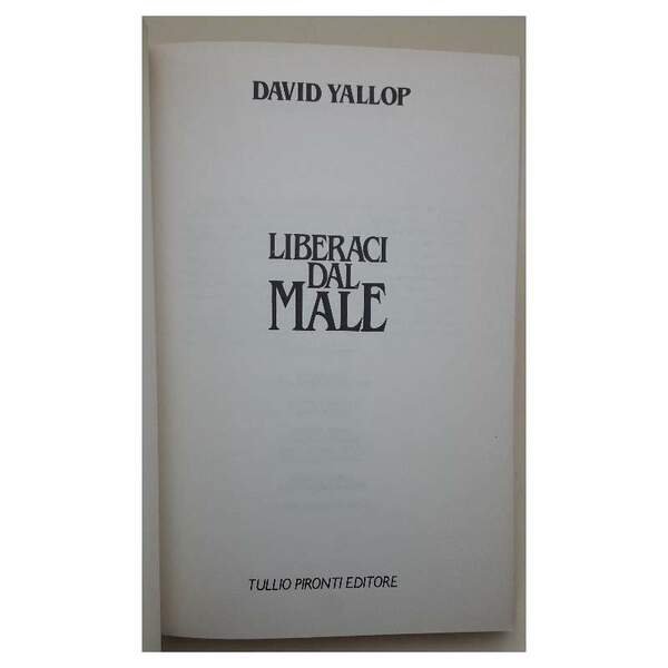 LIBERACI DAL MALE(1987)