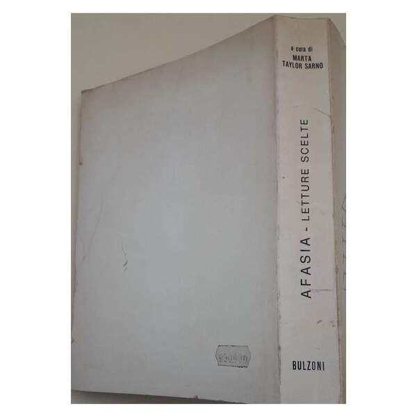 AFASIA LETTURE SCELTE(1977)