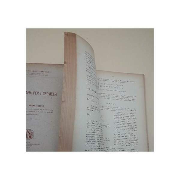 LA TOPOGRAFIA PER I GEOMETRI-VOLL II E III(1952)