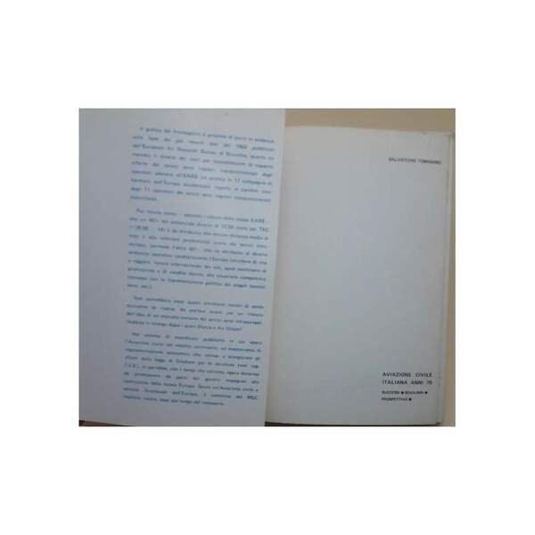 AVIAZIONE CIVILE ITALIANA ANNI 70-SUCCESSI-SQUILIBRI-PROSPETTIVE(1971)
