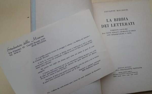 LA BIBBIA DEI LETTERATI-VERSIONI CRITICHE DAI TESTI EBRAICI ARAMAICI E …