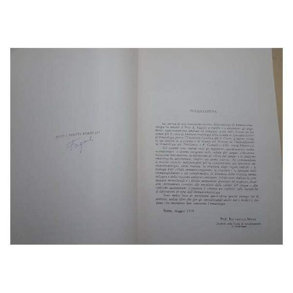 IMMUNOEMATOLOGIA- teoria e tecniche sierologiche(1979)