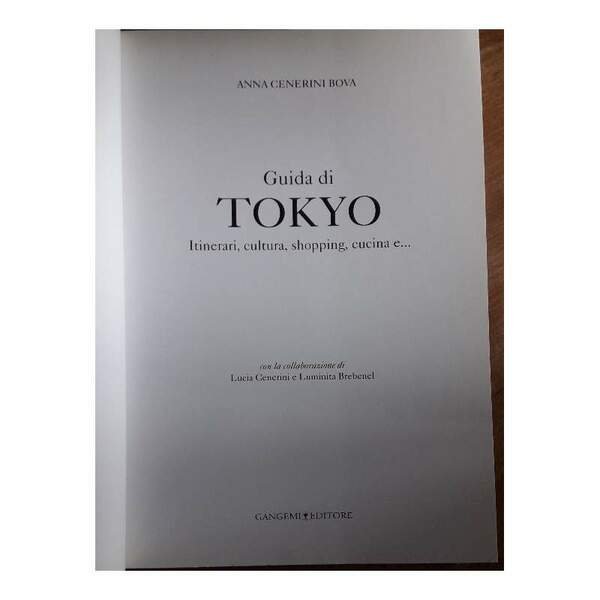 GUIDA DI TOKYO-ITINERARI, CULTURA, SHOPPING, CUCINA E ...(2009)