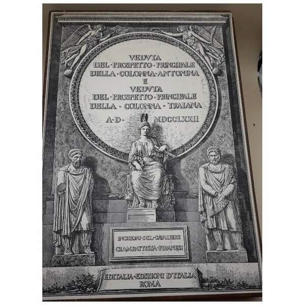 VEDUTA DELLE COLONNE ANTONINA E TRAJANA(1965)