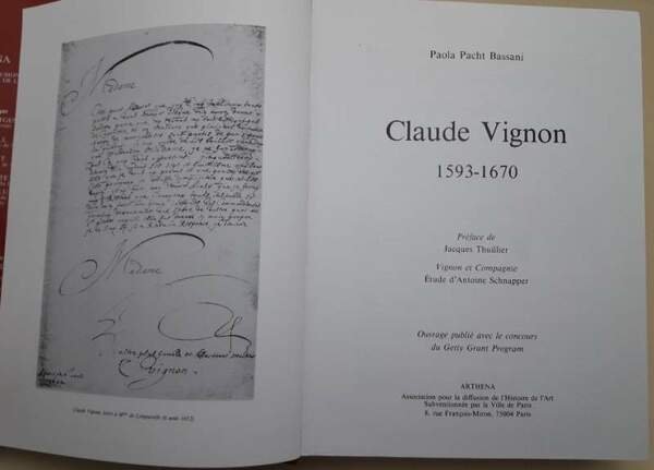 CLAUDE VIGNON 1593-1670( 1993)