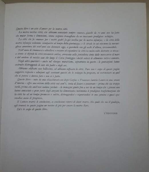 BARI CITTA' LEVANTE(1969)