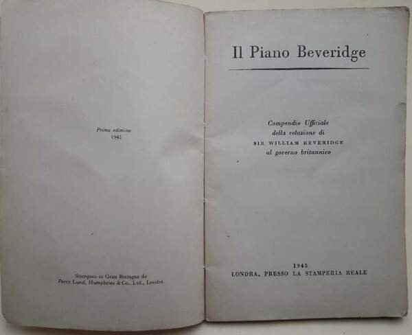 IL PIANO BEVERIDGE( 1943)