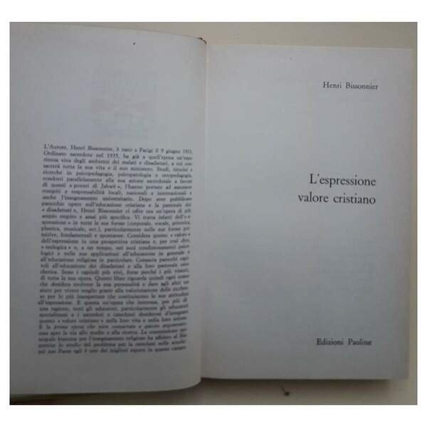 L'ESPRESSIONE VALORE CRISTIANO(1967)