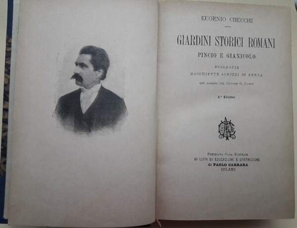 GIARDINI STORICI ROMANI PINCIO E GIANICOLO(1897)