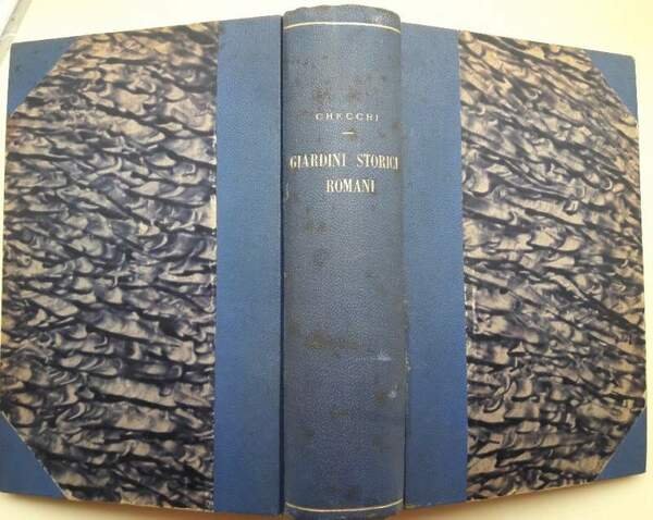 GIARDINI STORICI ROMANI PINCIO E GIANICOLO(1897)