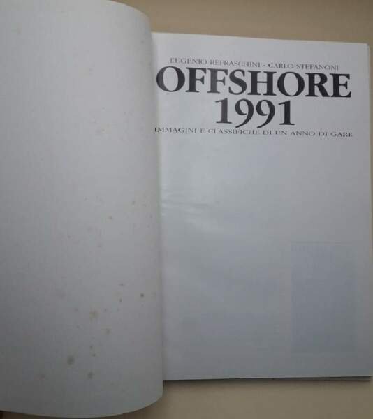 OFFSHORE 1991-IMMAGINI E CLASSIFICHE DI UN ANNO DI GARE(1991)