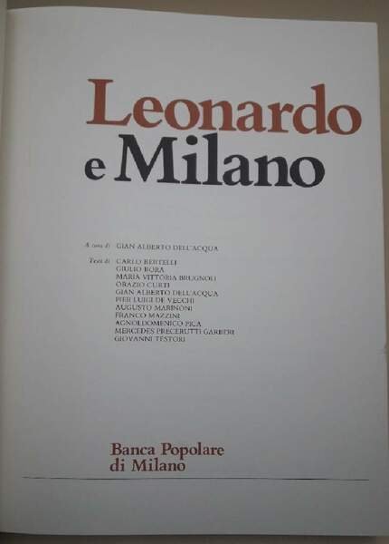 LEONARDO A MILANO(1982)
