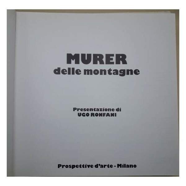 MURER DELLE MONTAGNE(1986)